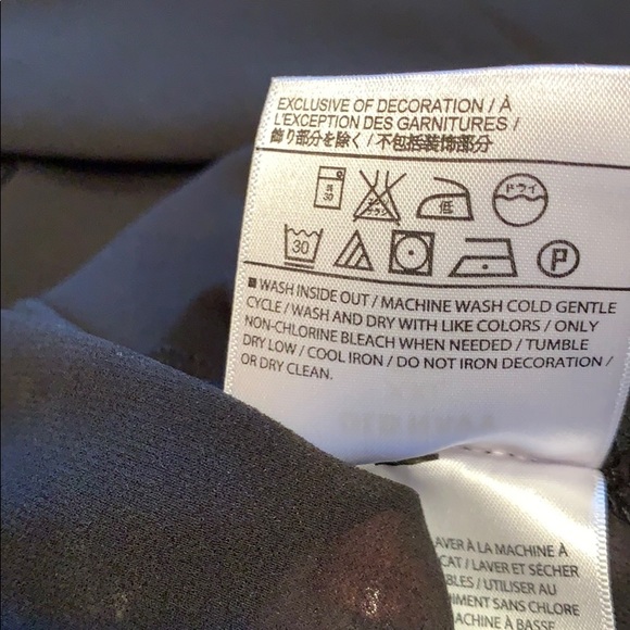 Old Navy Black Polka Dot Sequin Chiffon Blouse - Picture 4 of 5